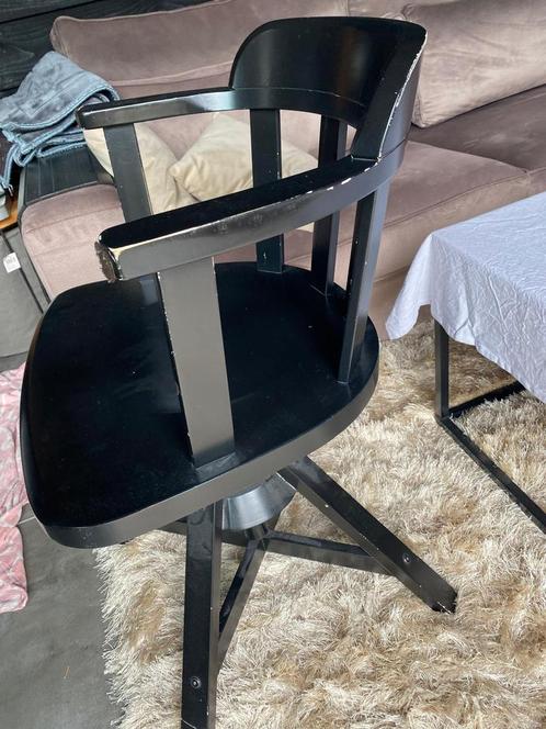 Ikea bureau draaistoel, Huis en Inrichting, Stoelen, Zo goed als nieuw, Eén, Zwart, Ophalen