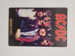 ACDC Highway to hell reclamebord van metaal wandbord deco, Info@deconoord.nl, Deco Noord, Nieuw, Ophalen of Verzenden