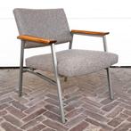 fauteuil Dirk van der Stroom , design, vintage, mid century, Huis en Inrichting, Fauteuils, Ophalen, Gebruikt, Metaal, Minder dan 75 cm
