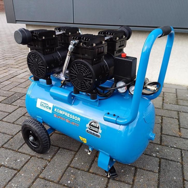 Gude 275/8/50 Stille 4 cilinder compressor 50 liter vat!!, Auto diversen, Autogereedschap, Nieuw, Ophalen