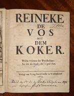 Reineke de Vos mit dem Koker, 1711, Reynke de Vos 1ste druk, Antiek en Kunst, Antiek | Boeken en Bijbels, Ophalen of Verzenden