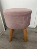 Roze Houten Krukje, Ophalen of Verzenden, Zo goed als nieuw, Hout