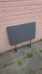 Balkon tafeltje, Tuin en Terras, Tuintafels, Ophalen, Gebruikt, Vierkant, Overige materialen