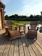 Bearchair stoel Canadese tuinstoel (bear chair) set, Tuin en Terras, Tuinstoelen, Ophalen, Zo goed als nieuw, Hout
