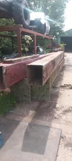 Staanders koker 7.5 meter 350 x 450,  h balk 300x390, Doe-het-zelf en Verbouw, Metalen, Ophalen of Verzenden, Zo goed als nieuw