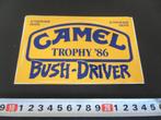 sticker camel trophy 1986 bush-driver, Ophalen, Zo goed als nieuw, Bedrijf of Vereniging
