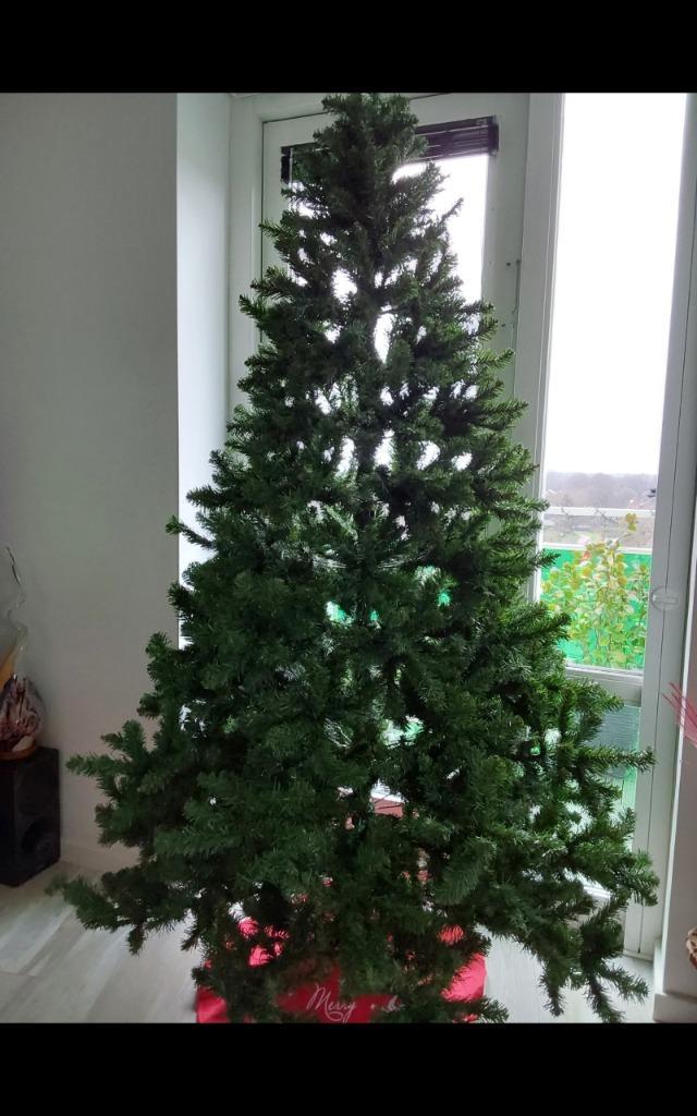 Kerstboom H 240 cm doorsnede 130 cm, Diversen, Kerst, Zo goed als nieuw, Ophalen