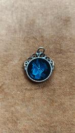 Antieke Amber Camee met 9K rand., Ophalen of Verzenden, Goud