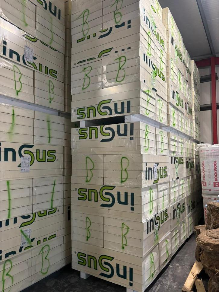 Grote partij PIR Isolatie 110 en 120 mm dik - 120 x 60 cm!, Doe-het-zelf en Verbouw, Isolatie en Afdichting, Zo goed als nieuw