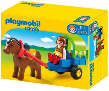playmobil 123 ponywagen 6779 beschikbaar voor biedingen