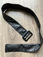 Dames zwarte lak riem 95 cm lang 5,5 cm breed, Kleding | Dames, Riemen en Ceinturen, 5 cm of meer, Zwart, 90 tot 100 cm, Ophalen of Verzenden