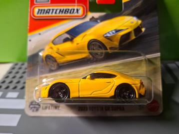 Matchbox 43 - 2023 Toyota GR Supra [geel] 1/60 MIB beschikbaar voor biedingen