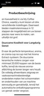 Philips 2200 Espressomachine, Afneembaar waterreservoir, Espresso apparaat, Nieuw, 2 tot 4 kopjes