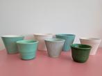 Set van 7 Adco potjes, Ophalen, Gebruikt, Rond, Minder dan 25 cm