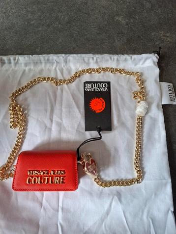 Versace Jeans Couture Rood Tasje beschikbaar voor biedingen