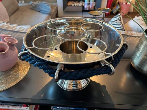 Champagne koeler, Huis en Inrichting, Woonaccessoires | Wijnrekken, Zo goed als nieuw, Minder dan 50 cm, Overige materialen, 5 tot 15 flessen