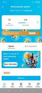 Bioscoop actie ah, Tickets en Kaartjes, Twee personen, Kortingsbon, Overige typen