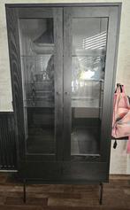 Zwart Houten Buffetkast, Huis en Inrichting, Kasten | Vitrinekasten, Ophalen, Zo goed als nieuw, 25 tot 50 cm, 150 tot 200 cm