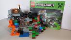 lego minecraft 21113 the cave, Ophalen of Verzenden, Zo goed als nieuw, Complete set, Lego
