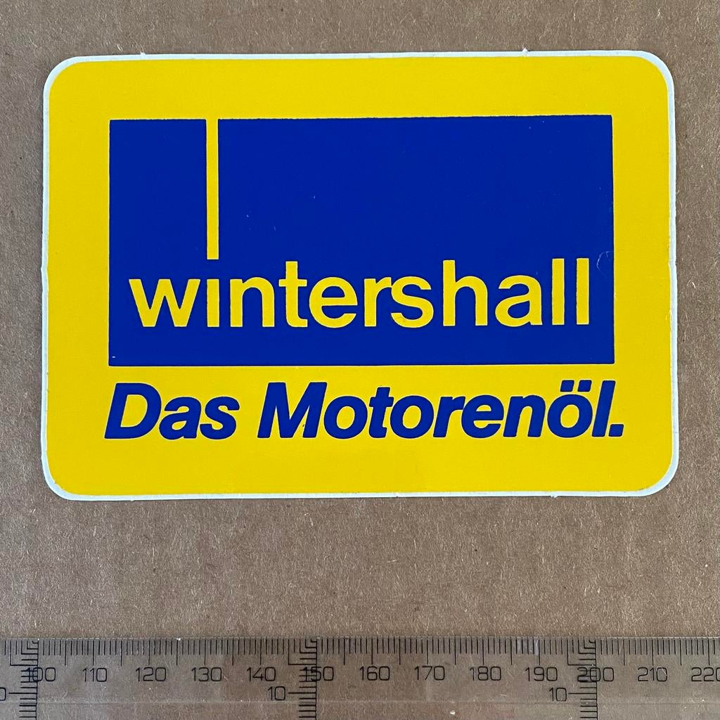 sticker wintershall, Verzenden, Zo goed als nieuw