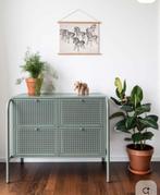 Nikkeby Ikea 4 Ladekast Metaal groen-grijs Nieuwprijs €69,95, Ophalen, 50 tot 100 cm, Zo goed als nieuw, Minder dan 100 cm