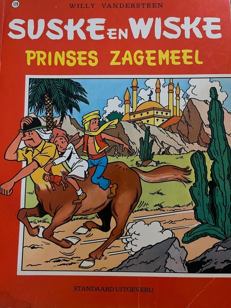 Suske en Wiske 105 -129, Gelezen, Willy Vandersteen, Ophalen of Verzenden, Meerdere stripboeken