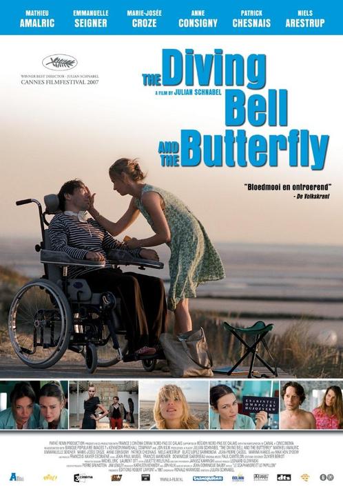 THE  DIVING  BELL  AND  THE  BUTTERFLY      filmposter., Verzamelen, Posters, Nieuw, Film en Tv, Verzenden