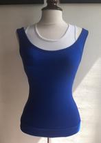 Sporttops blauw wit katoen ademt maat S nieuw diverse, Blauw, Overige typen, Zo goed als nieuw, Maat 36 (S)