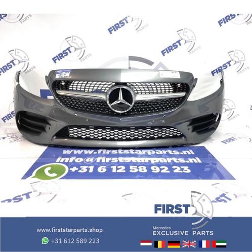 W205 AMG VOORBUMPER C KLASSE FACELIFT C43 GRIJS origineel Me, Auto-onderdelen, Carrosserie en Plaatwerk, Bumper, Mercedes-Benz