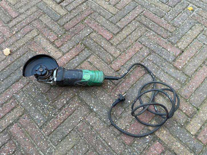 Hitachi Hikoki Haakse Slijper 125mm, Doe-het-zelf en Verbouw, Gereedschap | Slijpmachines, Gebruikt, Overige typen, 700 tot 1000 watt