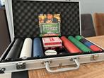 Te koop: Compleet poker set in handig koffertje met extra ch, Gebruikt, Ophalen of Verzenden, Een of twee spelers
