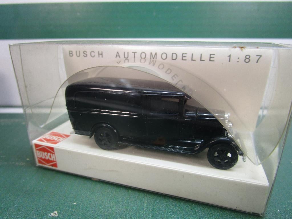Busch Lijkwagen, Hobby en Vrije tijd, Modelauto's | 1:87, Nieuw, Bus of Vrachtwagen, Overige merken, Ophalen of Verzenden