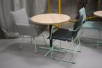 2 x hippe ronde eettafel + 4 eetkamerstoelen Jess Design, Huis en Inrichting, Stoelen, Ophalen, Zo goed als nieuw, Metaal, Vier