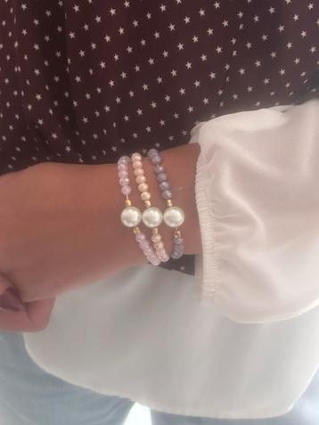 Elastische Armbandjes - Pastel Set van 3 beschikbaar voor biedingen