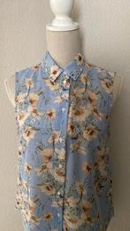 Blouse A lijn Maat 40 Blauw gebloemd H&M, Kleding | Dames, Blouses en Tunieken, H&M, Blauw, Zo goed als nieuw, Ophalen