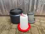 Voerton en drinktoren kippen, Dieren en Toebehoren, Ophalen, Gebruikt, Drinken en Voederen