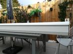 electrisch knikarmscherm 3m breed, Tuin en Terras, Zonneschermen, Ophalen, Elektrisch, Zo goed als nieuw, 250 cm tot 450 cm