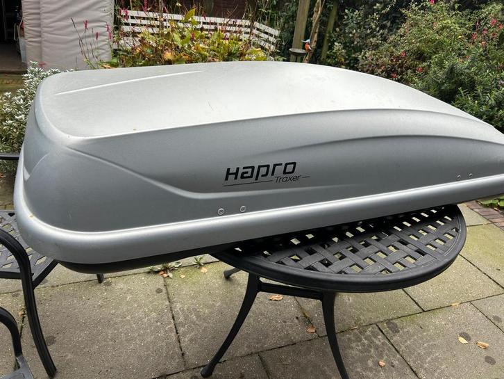 Hapro 5.6 dakkoffer Kleur Antraciet, Auto diversen, Dakkoffers, Zo goed als nieuw, Ophalen
