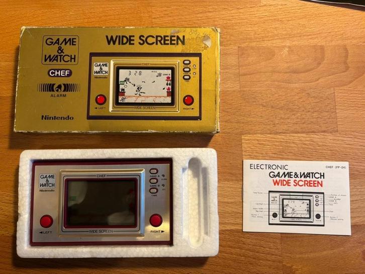Nintendo Game & Watch CHEF (FP-24) - Compleet – Werkend, Spelcomputers en Games, Spelcomputers | Overige, Gebruikt, Ophalen of Verzenden