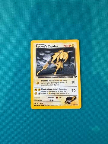 Rocket's Zapdos - Gym Challenge 15/132 beschikbaar voor biedingen