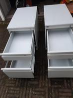 Twee kastjes op wieltjes, Huis en Inrichting, Ophalen, Gebruikt, 50 tot 100 cm, Minder dan 100 cm