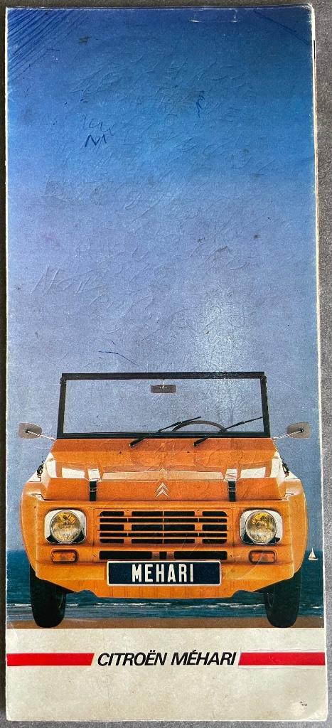 Citroën Méhari folder, Boeken, Auto's | Folders en Tijdschriften, Gelezen, Citroën, Ophalen of Verzenden