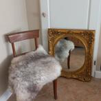 Antiek XL spiegel, vergulde lijst, Antiek en Kunst, Ophalen of Verzenden