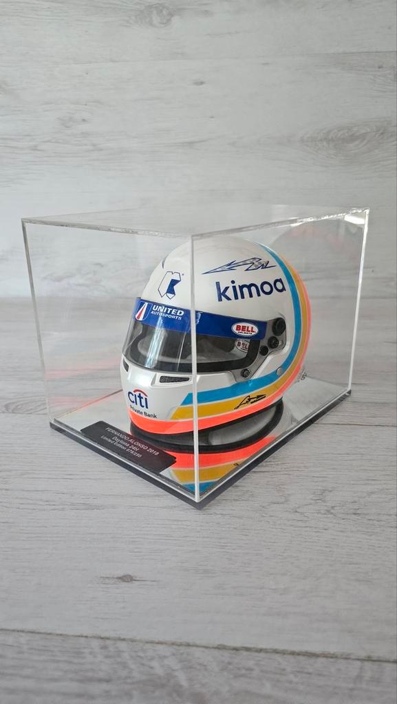 Fernando Alonso 24 uur Daytona 2018 helm 1:2, Verzamelen, Automerken, Motoren en Formule 1, Nieuw, Formule 1, Ophalen of Verzenden