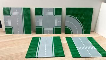 Lego grondplaat  weg 8 stuks groen beschikbaar voor biedingen