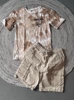 H&M t-shirt korte broek maat 134-140, Kinderen en Baby's, Kinderkleding | Maat 140, Jongen, Ophalen of Verzenden, Zo goed als nieuw