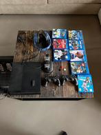 PS4 incl 8 spellen 2 controlers en stuur., Spelcomputers en Games, Spelcomputers | Sony PlayStation 2, Ophalen of Verzenden, Zo goed als nieuw