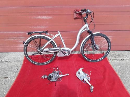 1 ELECTRISCHE SLOOP FIETS MET 2 MOTOREN 74.95 EURO, Fietsen en Brommers, Elektrische fietsen, Zo goed als nieuw, Overige merken