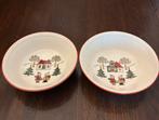 Wedgwood Windsor Christmas 2 schaaltjes, Ophalen of Verzenden, Wedgwood, Porselein, Schaal of Schalen