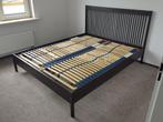 Ikea bed met lattenbodem, Ophalen, Bruin, Tweepersoons, 200 cm